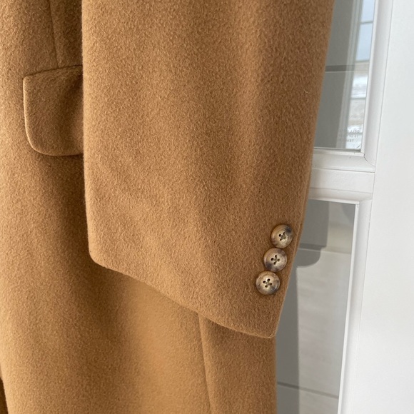 Burberry 100% Cashmere Brown Trench Coat - Picture 8 of 8